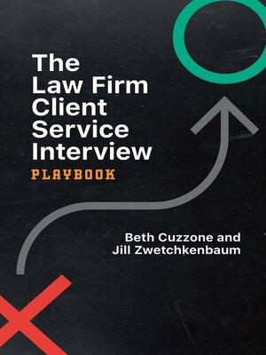 cover image of The Law Firm Client Service Interview Playbook